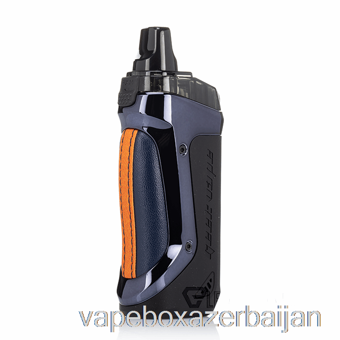 E-Juice Vape Geek Vape AEGIS BOOST 40W Pod Mod Kit Luxury Edition - Navy Blue